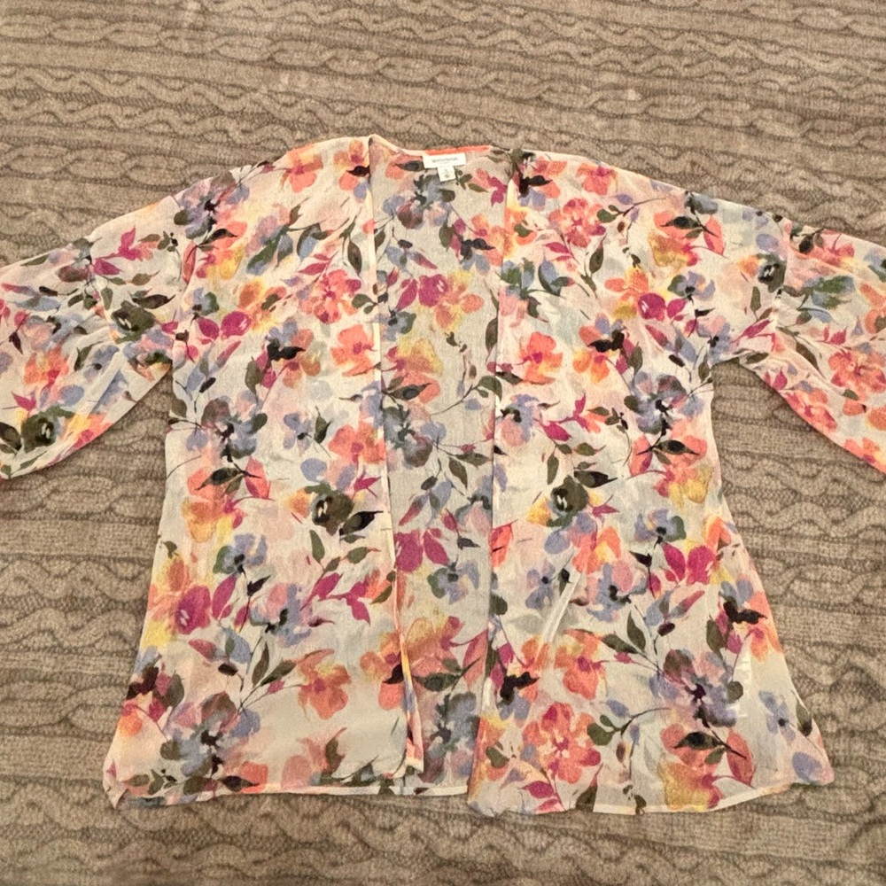Motherhood Multicolor Floral Cover Up